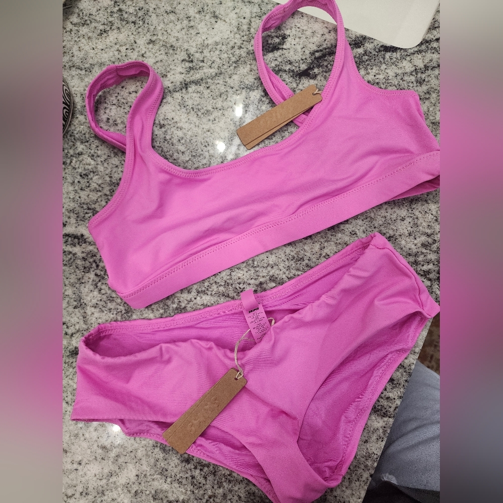SKIMS Pink Bikini Set